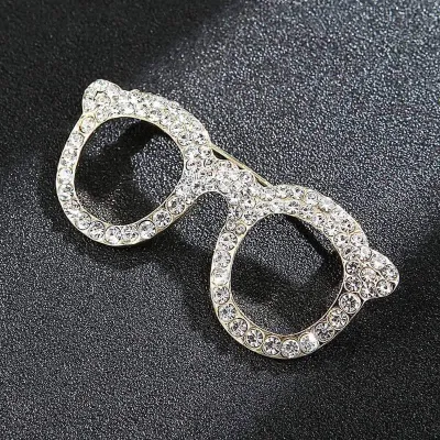 Big Sunglasses Unique Design Hijab Brooch